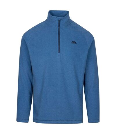 Mens keynote anti pilling 1/4 zip fleece top harbour blue Trespass