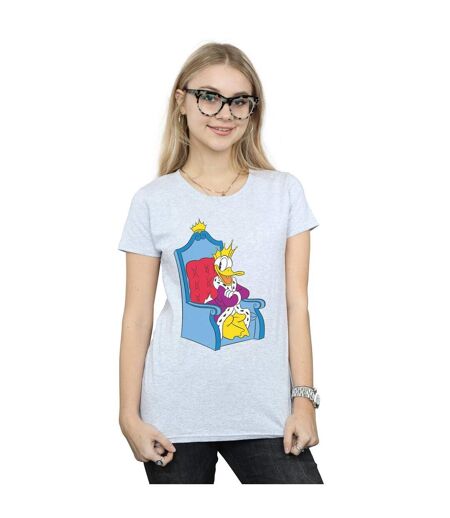 Disney T-shirt en coton Donald Duck King Donald pour femmes/femmes (Gris sportif) - UTBI32205