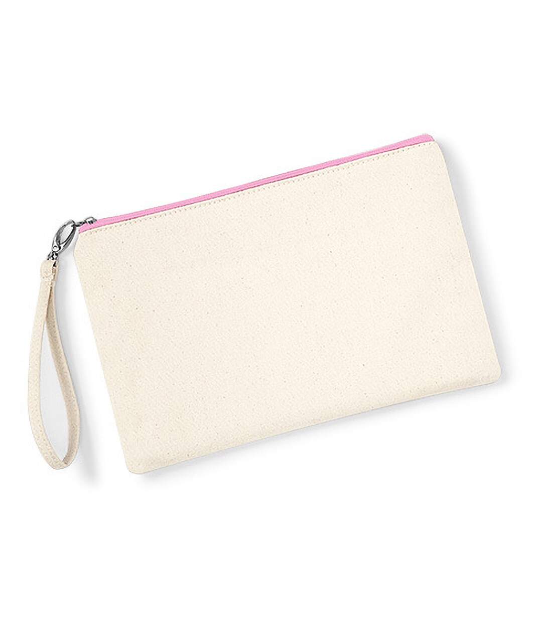 Pochette poignet femme 26 x 17cm beige pâle / rose Westford Mill