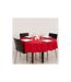 Nappe Antitache Ronde Unie 180cm Rouge-4