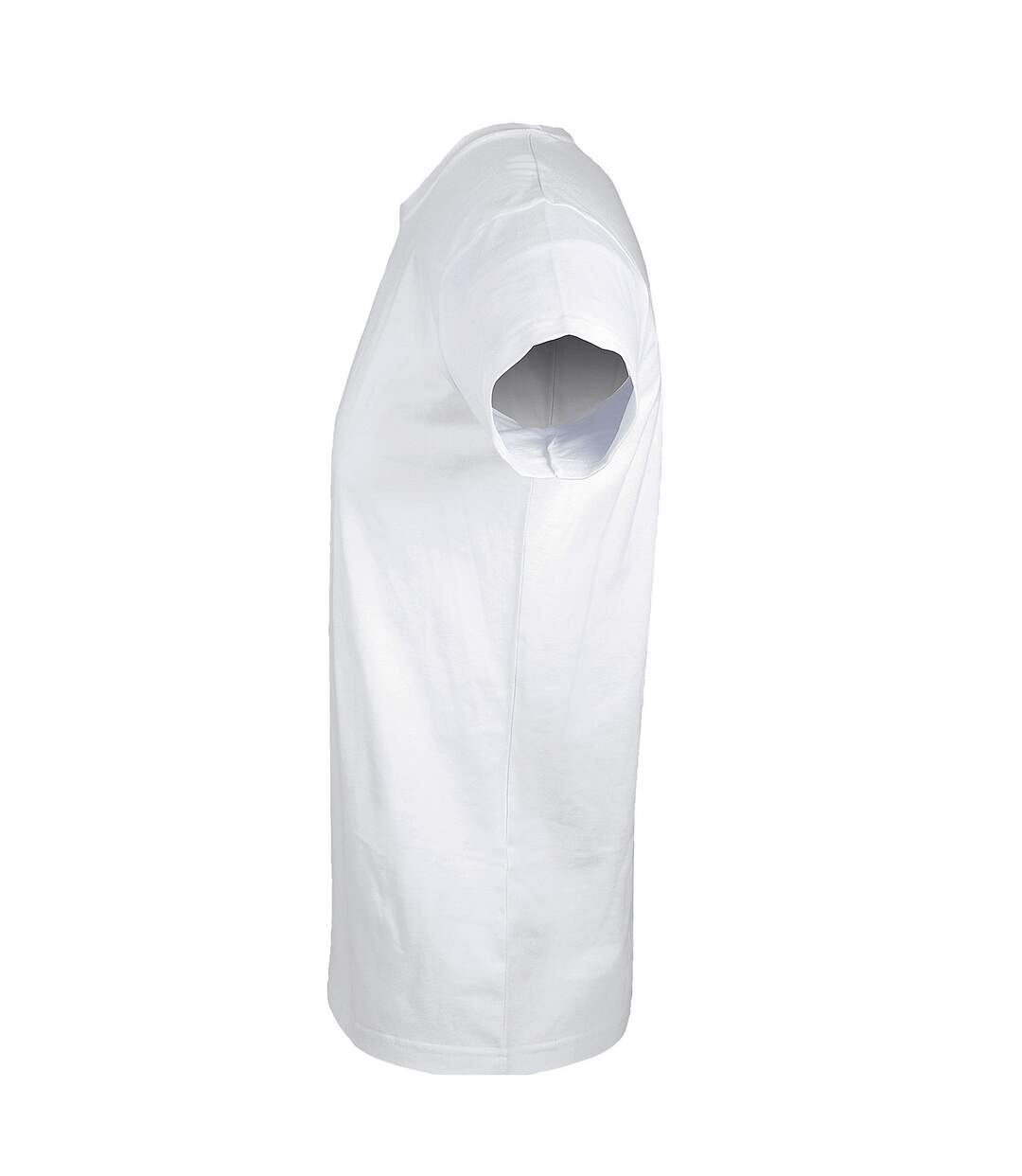 Imperial t-shirt à manches courtes et coupe ajustée homme blanc SOLS-3