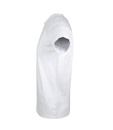 Imperial t-shirt à manches courtes et coupe ajustée homme blanc SOLS