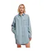 Robe Chemisier Femme Bleu Clair Délavé Urban Classics-3