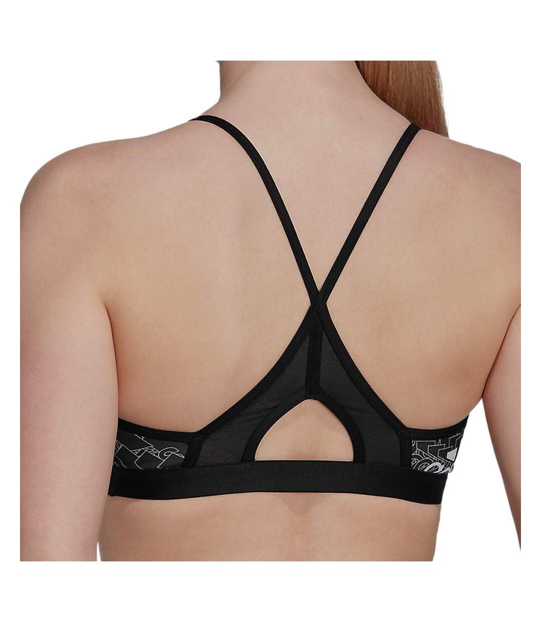 Brassière Noire/Blanche Femme Adidas Aer - L A-C-2