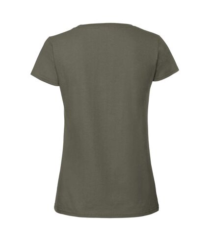 Fruit Of The Loom Womens/Ladies Ringspun Premium T-Shirt (Deep Green) - UTBC3945