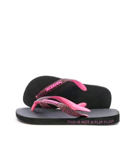 Tongs Noir/Rose Mixte Havaianas Top Bold - 35/36