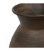 Vase Effet Ancien en Métal Wonj 20cm Marron-2