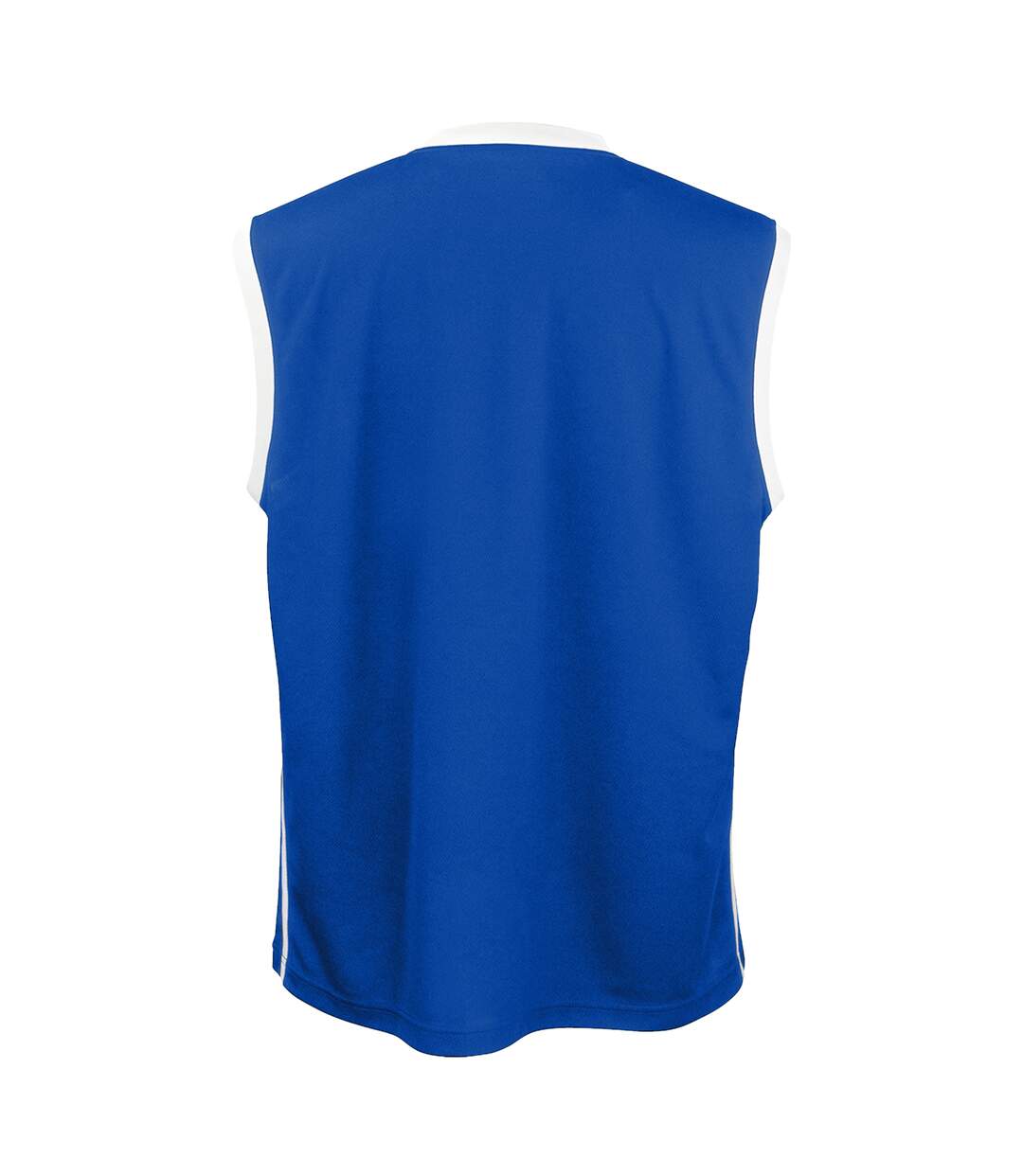 Maillot de basketball sans manche homme bleu / blanc Spiro-2