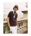 Mens Classic Lincoln Polo Shirt Light Beige Clique-1