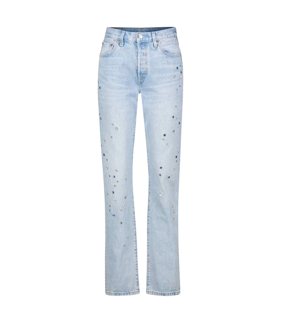 Jean Motif/style Strass Femme Bleu Levis-1