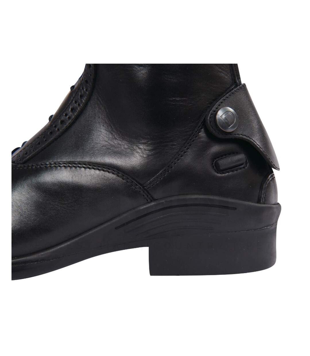 Womens/ladies Evolution Tall Field Leather Boots Black Dublin-2
