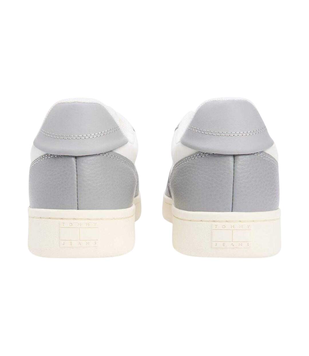 Mens Archive 98 Leather Low Cut Trainers Granite Ivory Tommy Jeans-2
