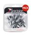 Pack of 6  Alloy football boot studs set  silver Precision-1