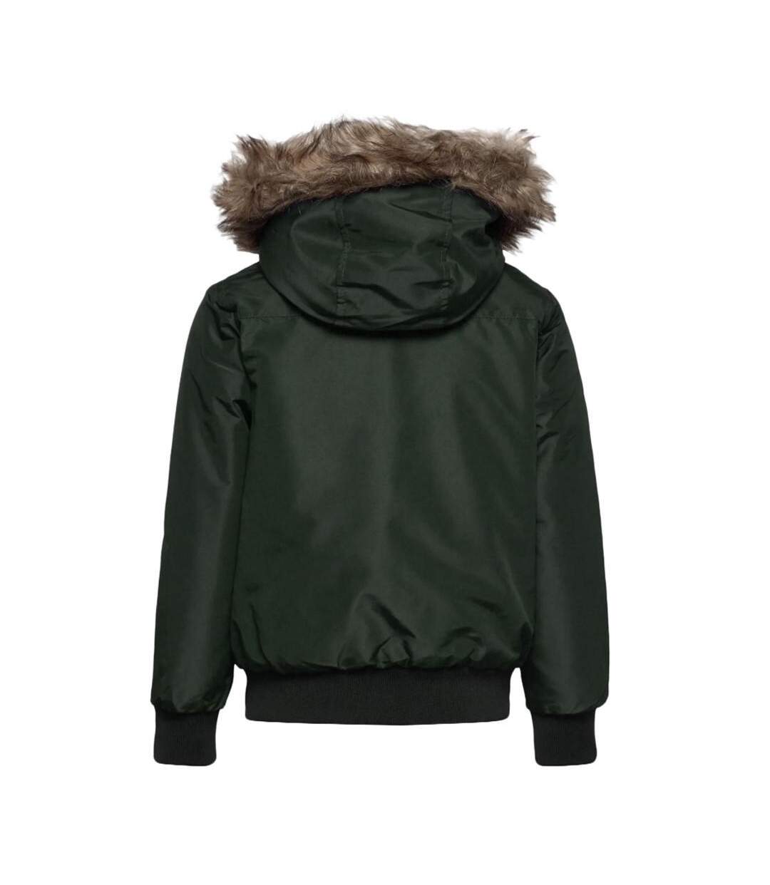 Parka kaki homme jack & jones padded 12217733-fng - l-2