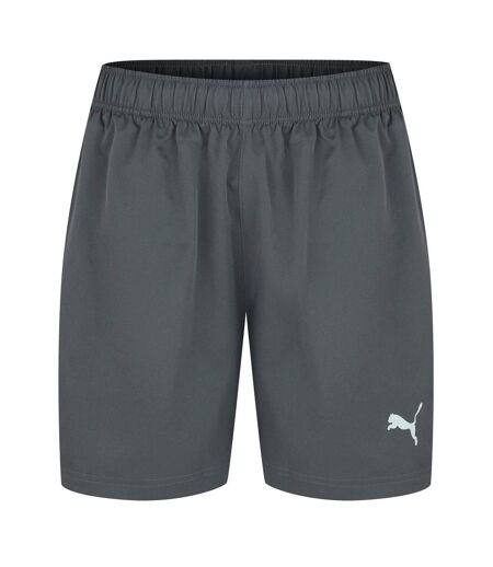Mens Essential Woven Tracksuit Bottoms Grey Puma