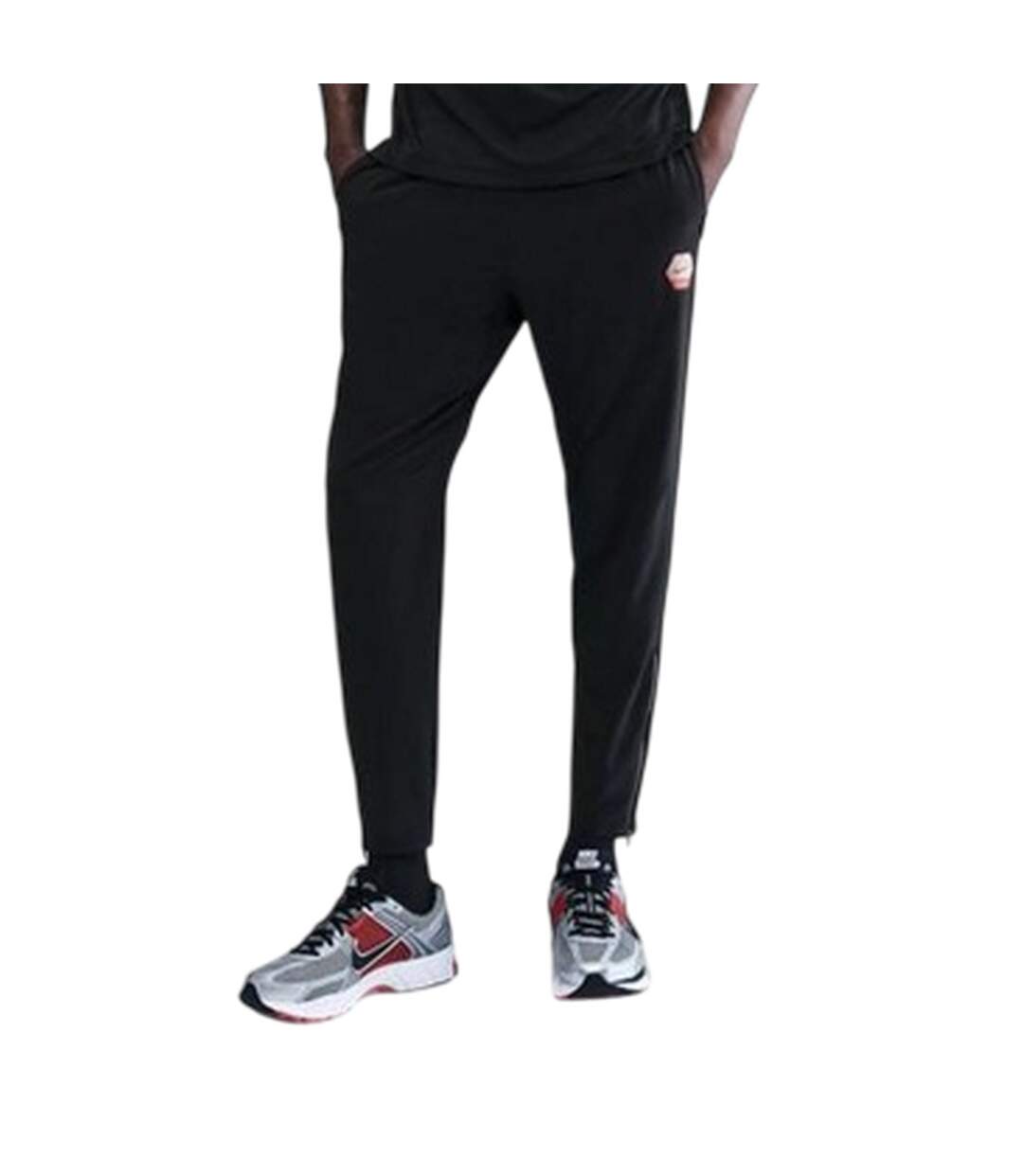 Pantalon De Jogging Run Homme Noir Rouge Nike-1