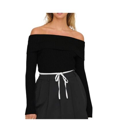 Pull en maille noir femme jdy shoulder - xl