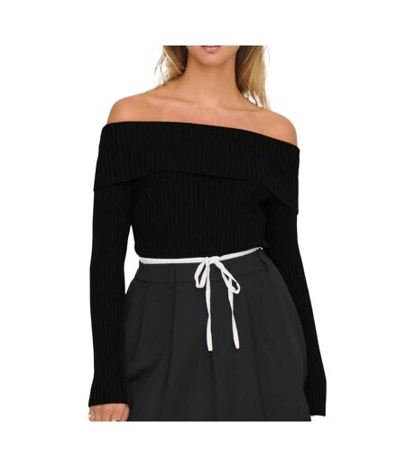 Pull en maille noir femme jdy shoulder - xl