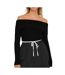 Pull en maille noir femme jdy shoulder - xl-1
