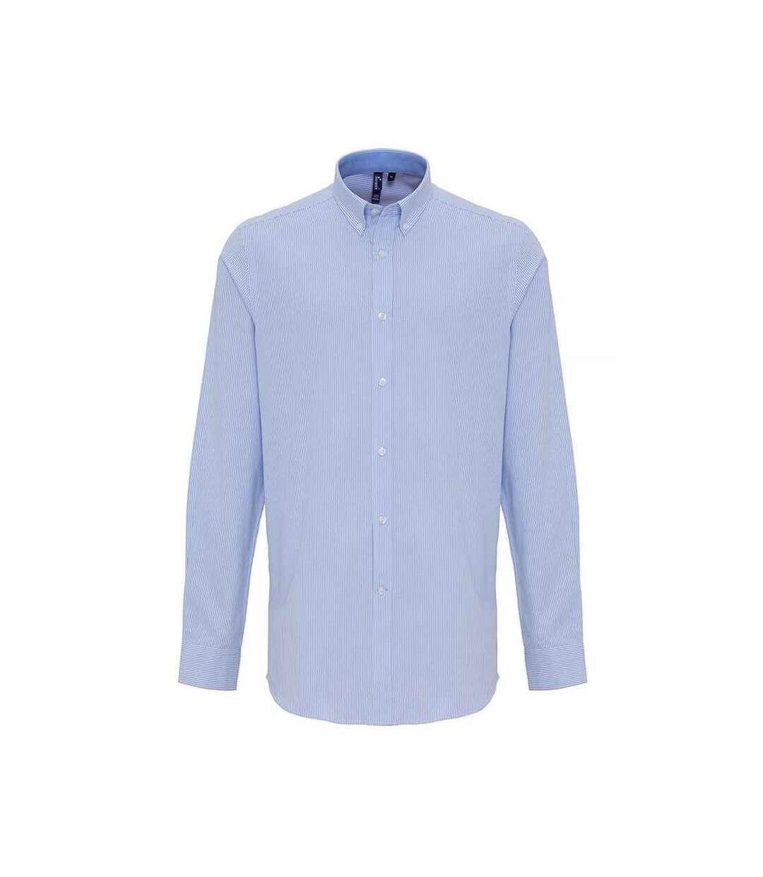 Chemise Homme Blanc Bleu Oxford Premier-1