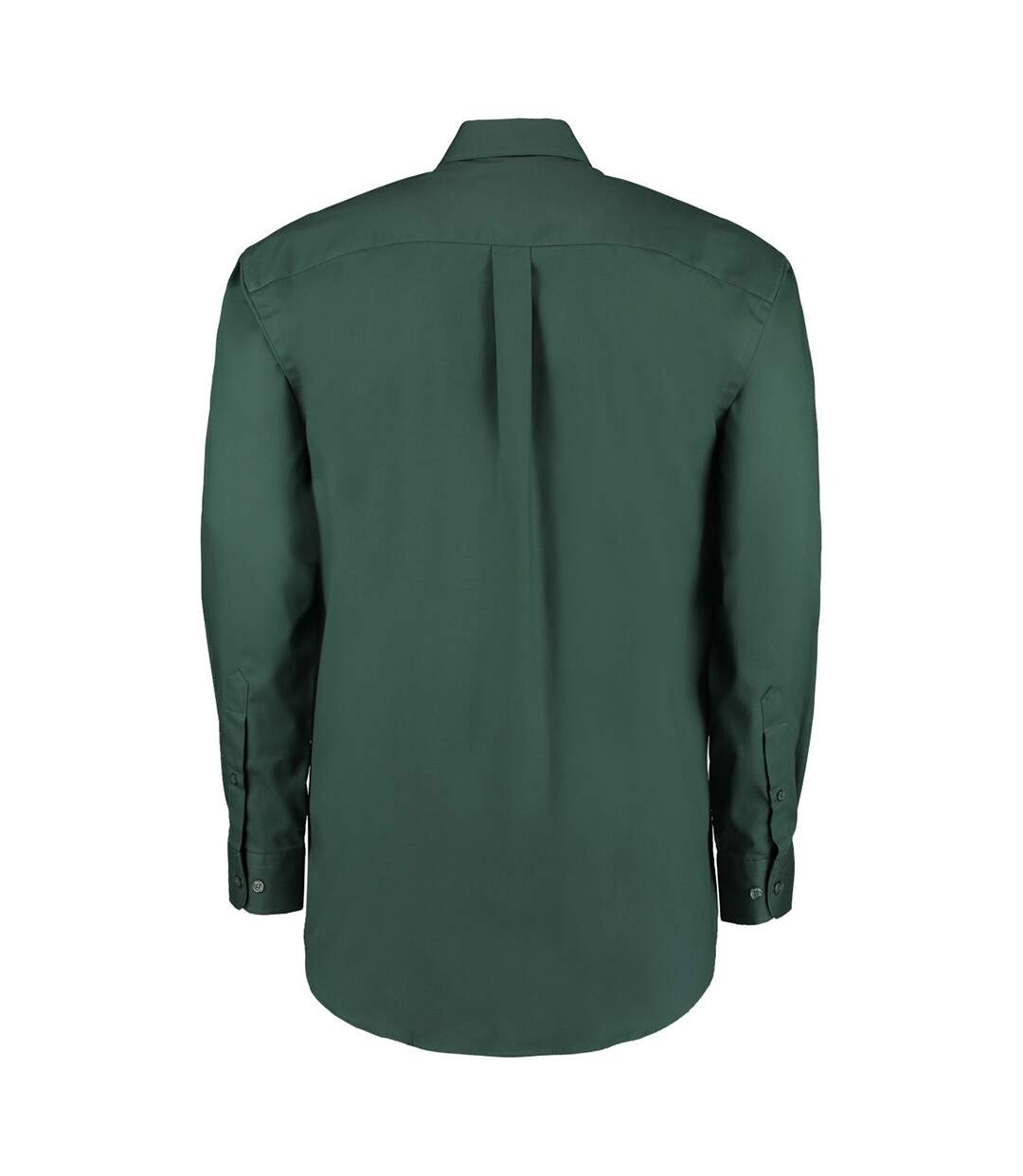 Chemise à manches longues homme vert bouteille Kustom Kit