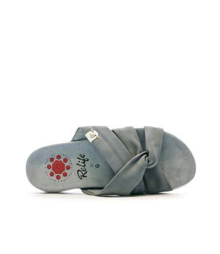 Sandales bleu femme relife lisandra