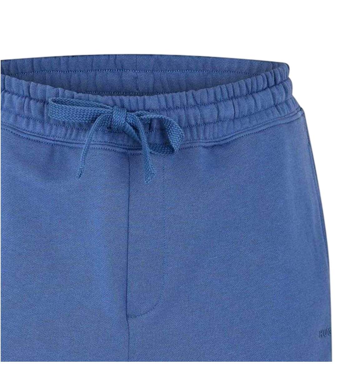 Short Motif/style Uni Dayono Homme Bleu Hugo-3