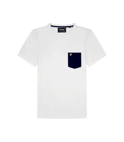 T-shirt homme blanc / bleu marine Lyle & Scott Lyle & Scott