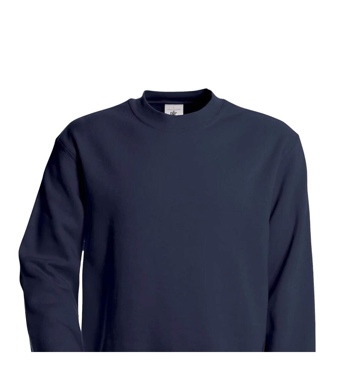 Unisex Adult Set-in Sweatshirt Navy B&C-2