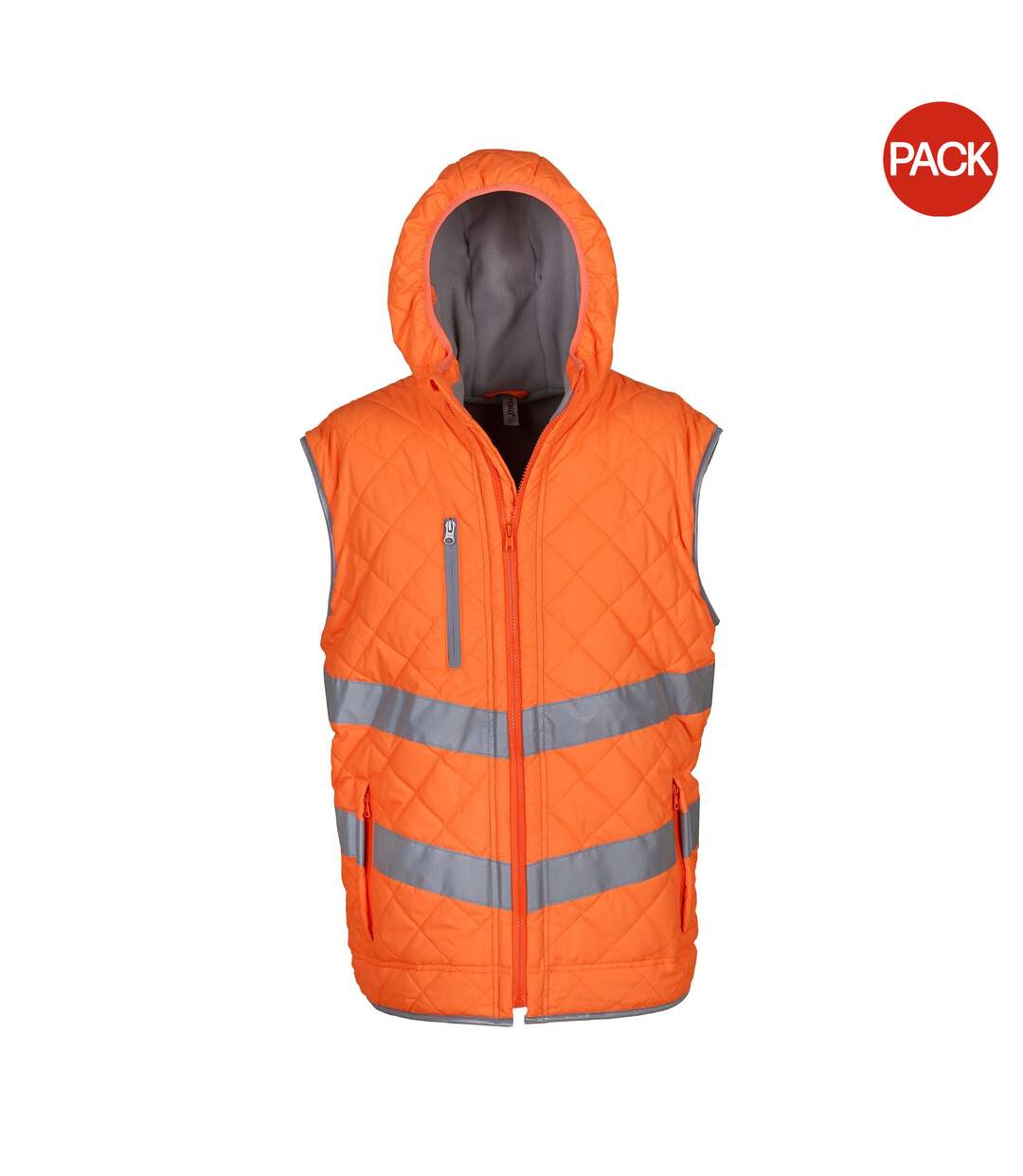 Vestes sans manches kensington adulte orange Yoko-1