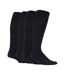2 Pack 80 Denier Compression Knee High Energising Socks 6-11 UK-1