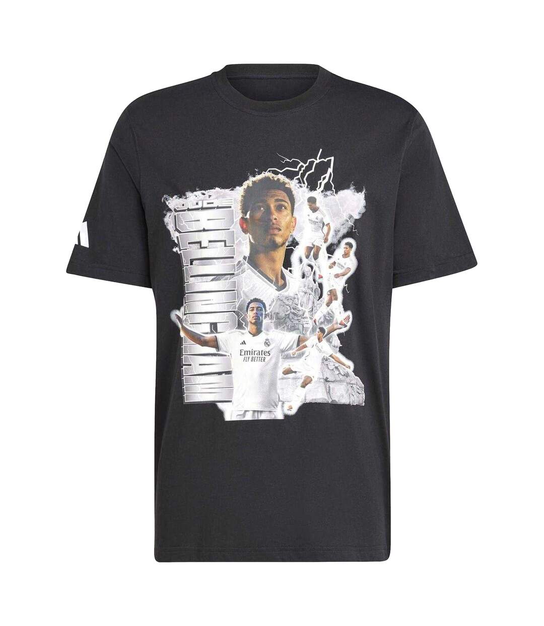 T-shirt Jude Bellingham Tour Homme Noir Adidas-2