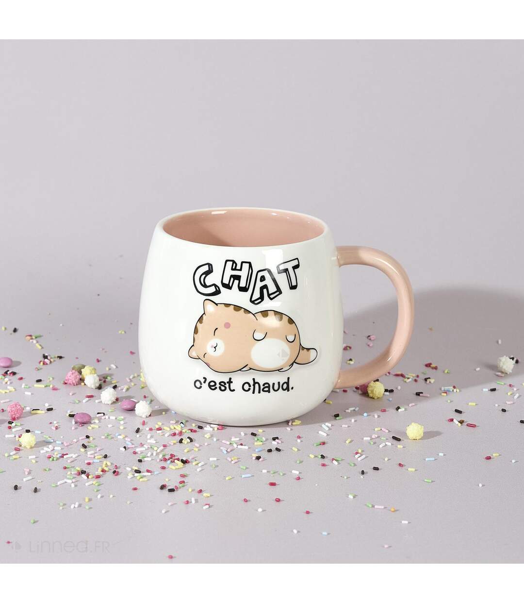 Mug relief 40 cl collection BREAKFAST Chat-2