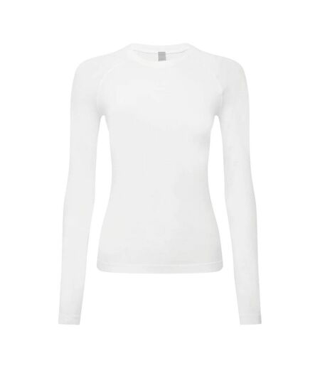Womens/ladies Unstoppable Fresh Underscrub Base Layer Top White Onna