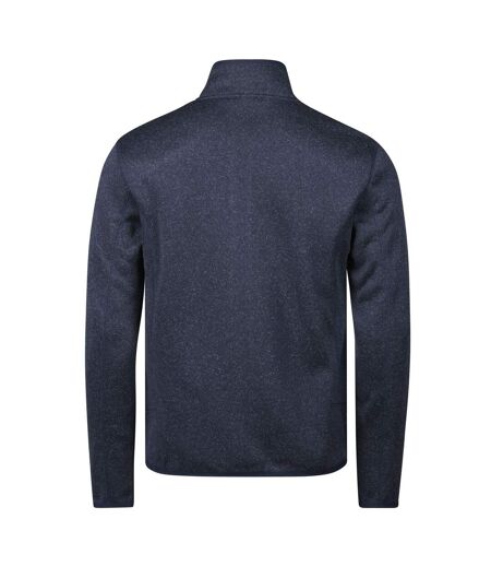 Mens Outdoor Fleece Jacket Navy Melange Tee Jays