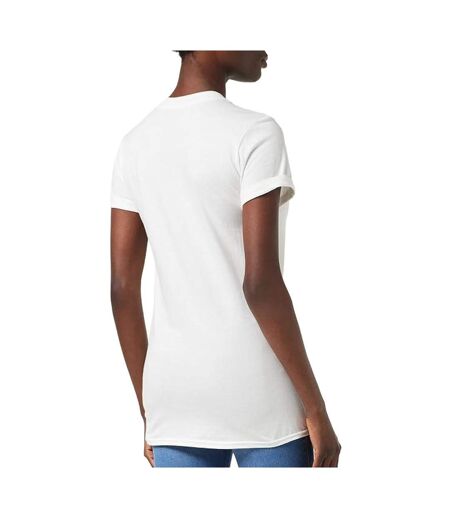 T-Shirt blanc femme disney mickey forward sketch