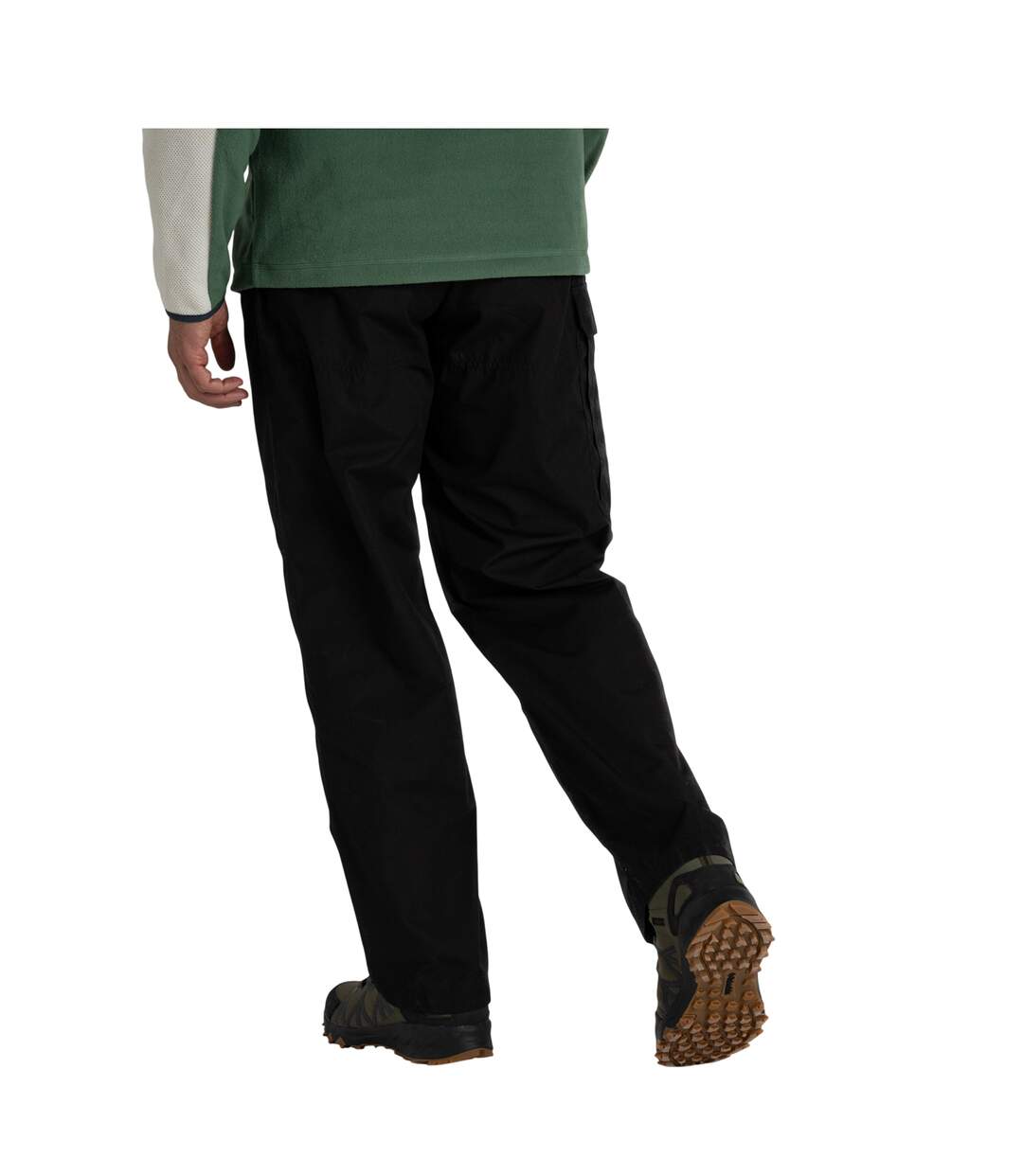 Pantalon Décontracté À Taille Haute Semi-élastiquée Kiwi Classic Homme Noir Craghoppers-3