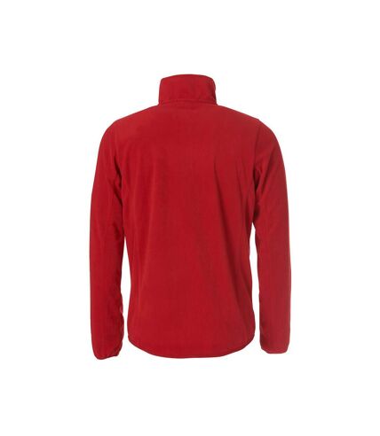 Veste polaire basic homme rouge Clique