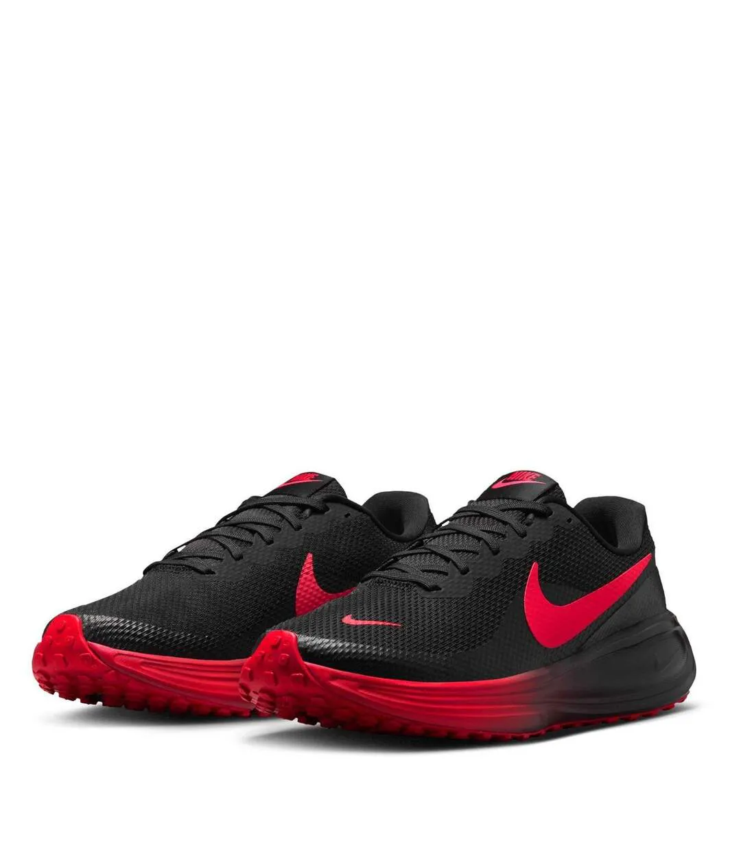 Mens Revolution 7 Trainers Black Red Nike-3