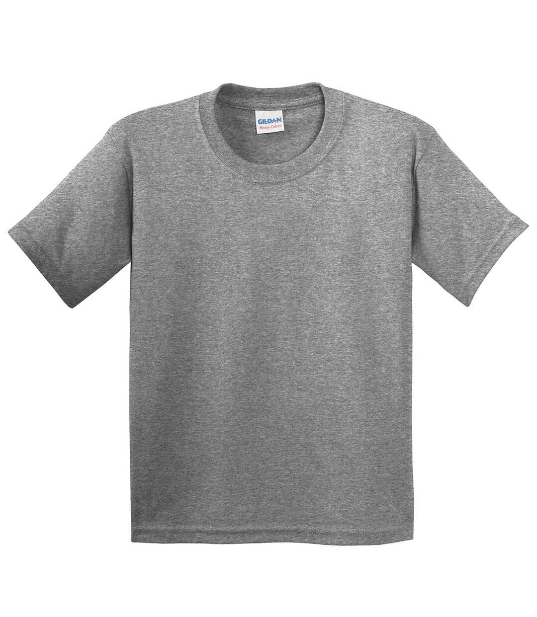 Youth Unisex Heavy Cotton T-shirt Graphite Heather Gildan-1