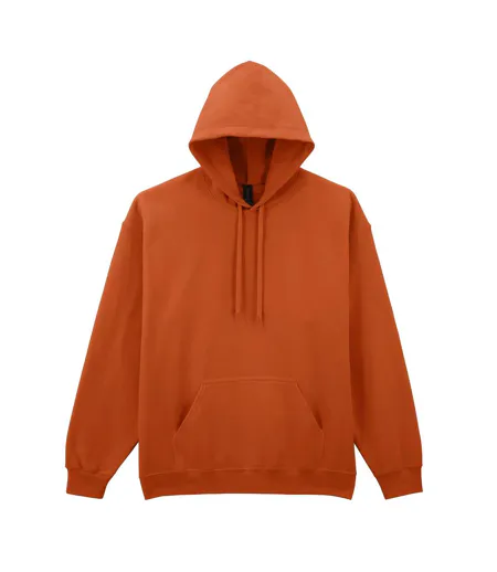 Unisex Adult Softstyle Fleece Midweight Hoodie T Orange Gildan