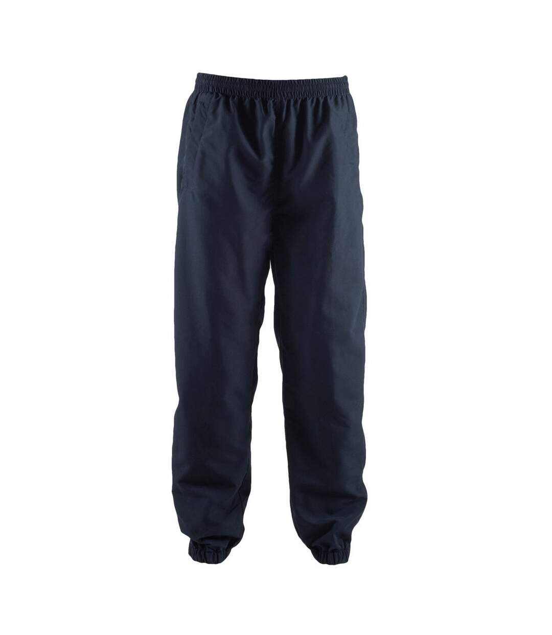 Unisex adult cuffed tracksuit bottoms navy Tombo