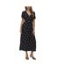 Robe noir femme vero moda joan 7/8-1