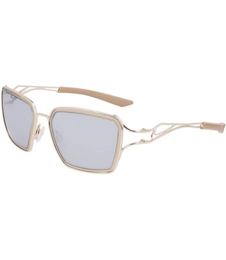 Unisex Adult Square Prism Sunglasses One Size Gold Silver Gold Nike