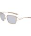 Unisex Adult Square Prism Sunglasses One Size Gold Silver Gold Nike-3