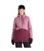 Womens/ladies Alpine Waterproof Padded Ski Jacket Dusky Purple Mountain Warehouse-1