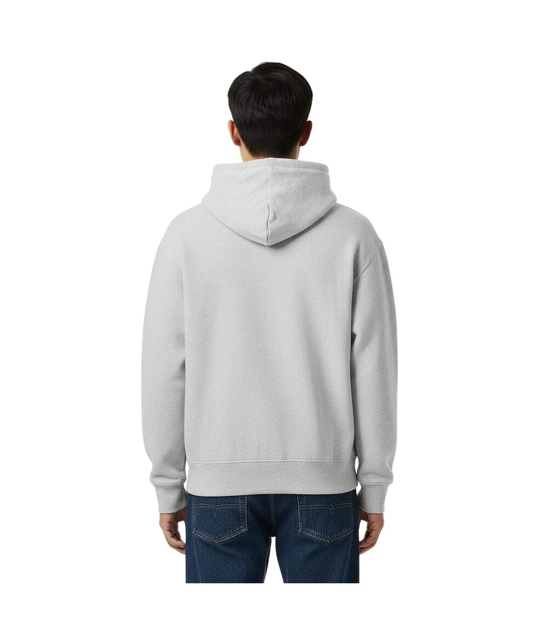 Mens Running Dog Graphic Print Pullover Hoodie Grey ICECREAM-4