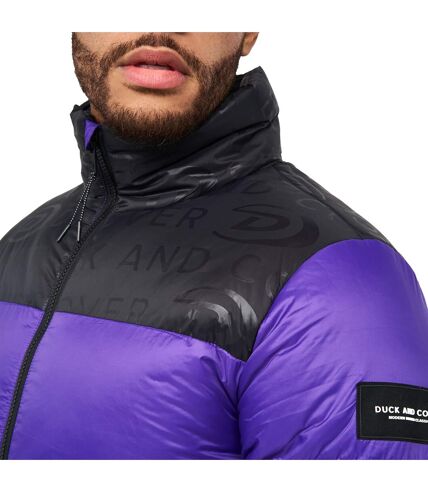 Mens synmax 2 quilted jacket purple Duck and Cover