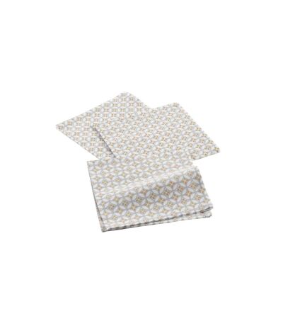 Lot de 3 Serviettes de Table Azelia 40x40cm Gris