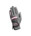 Adults Lightweight Riding Gloves Black Pink Hy5-1